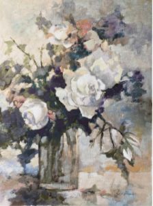 white roses