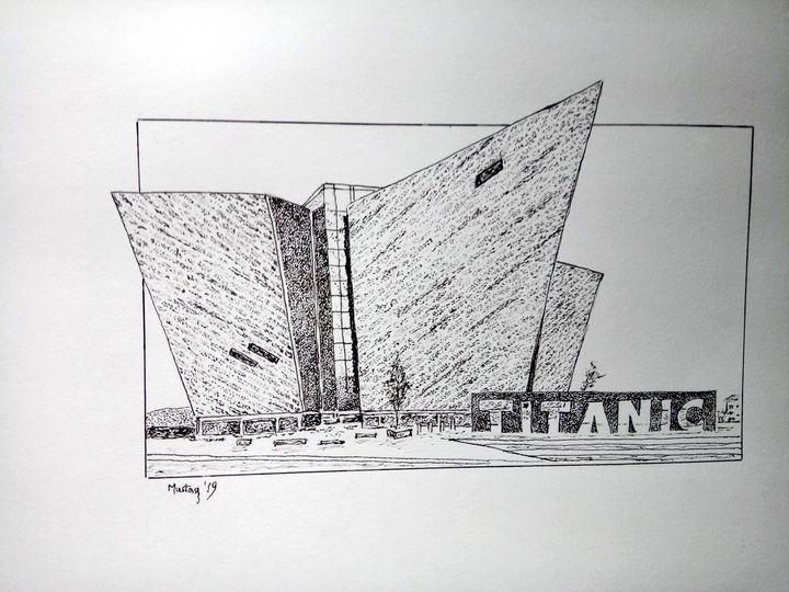Titanic Building - Murray McDowell Dot-To-Dot - Drawings & Illustration,  Buildings & Architecture, Landmarks, Grand Design - ArtPal