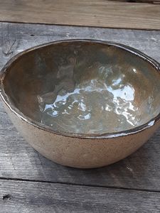 Handmade stoneware mixing bowl - Crooked River Art Co