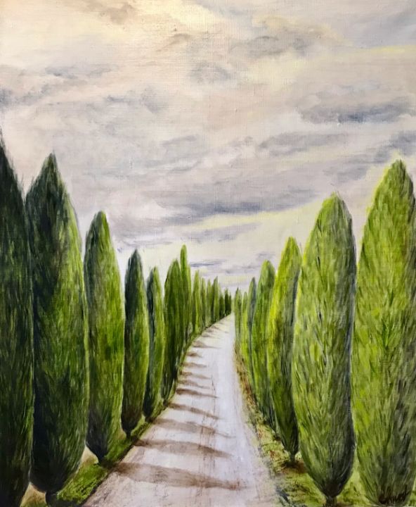 Tuscany, Italy oil painting on canva - Art Gallery by S.Shavrina