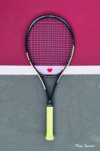 Pink Tennis, fine art photography - The Swan