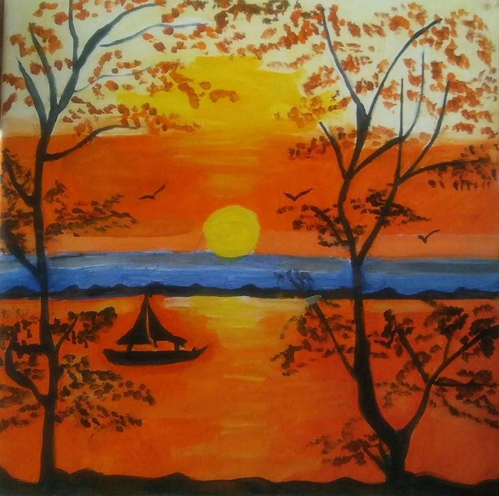 The Rising Sun Ms Bee Art Collctions Paintings Prints