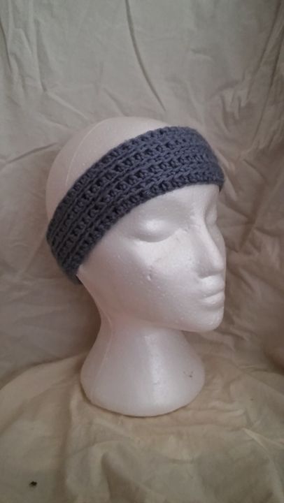 Hand crocheted headband - Card's Crafts