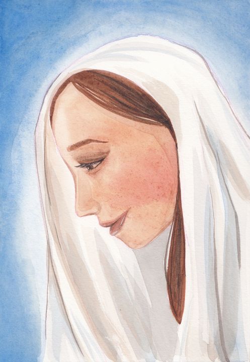 Virgin Mary Color Composition - Stock Illustration [94385690] - PIXTA