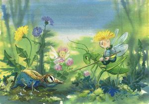 Sow Thistle Prince - InkPaintFunnyPicture