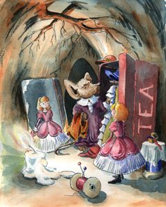 Thumbelina Is Getting Married - InkPaintFunnyPicture