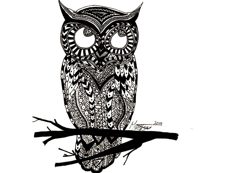 Tumbler | Tribal Owl