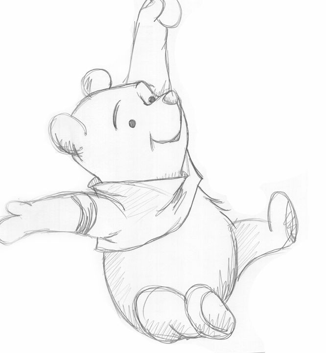 winnie the pooh :) drawings, drawing, disney - Dwg Drawing Download