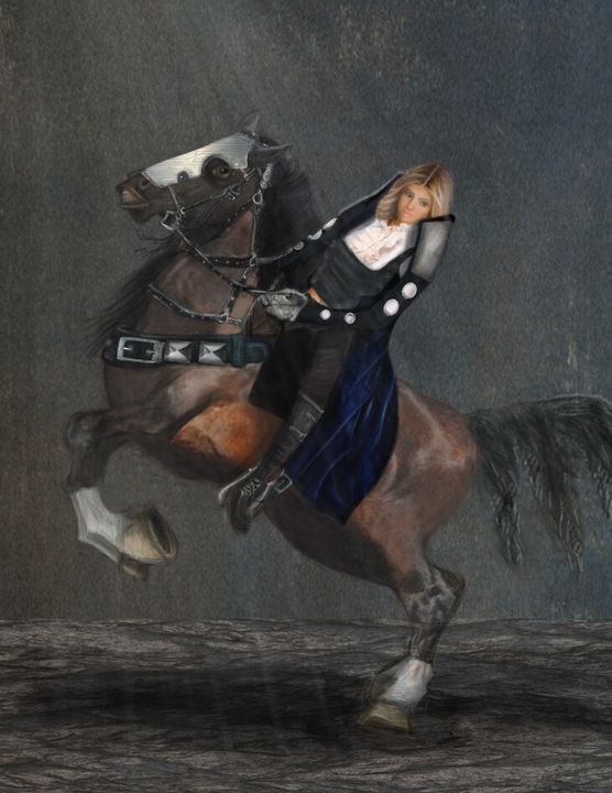 Chevalier Noir Emelie Paintings Prints Fantasy Mythology Other Fantasy Mythology Artpal