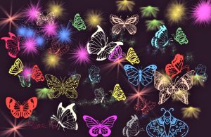Starry Butterflies - Rene's Gifts