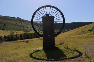 Mining Wheel, South Wales. Aberdare - Bex Art