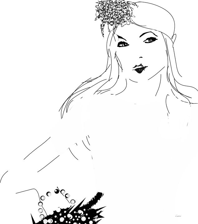 Lady in White - Darlene Watson