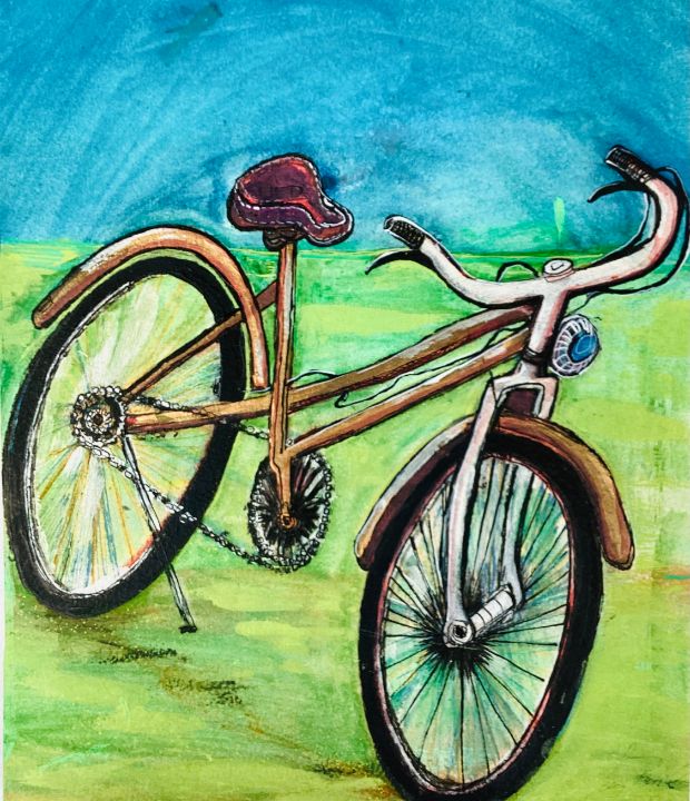 Bicycle LuluCybril Paintings Prints Vehicles Transportation   157 23 11 19 15 58 35m 