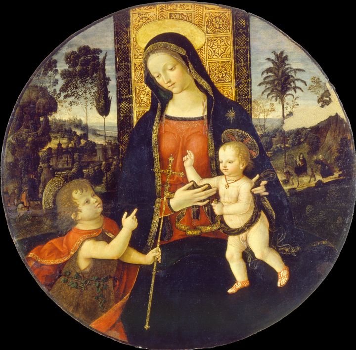 Pinturicchio~The Virgin and Child wi - Treasury Classic - Paintings ...