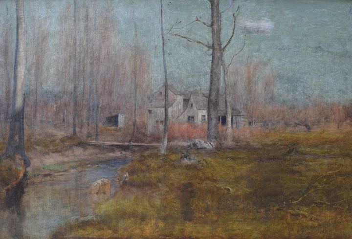 George Inness~The Brook, Montclair - Treasury Classic - Paintings ...