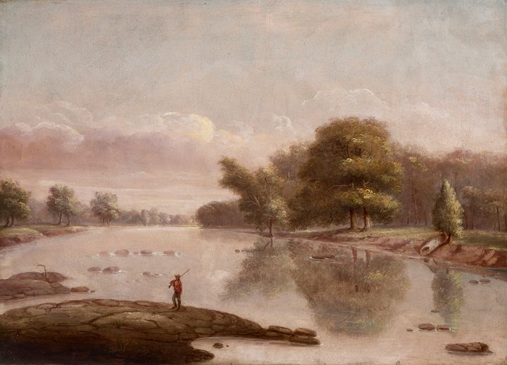 George Winter~Tipton Island Near Log - Treasury Classic - Paintings ...