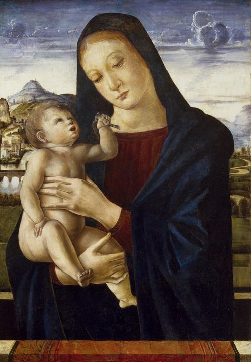 Giovanni Bellini~Virgin and Child - Treasury Classic - Paintings & Prints,  Ethnic, Cultural, & Tribal, African American - ArtPal