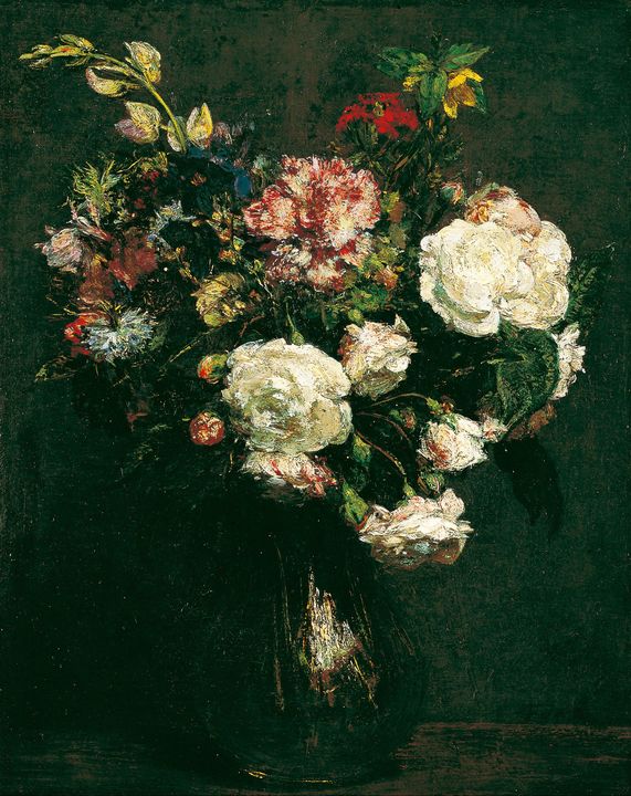 Henri Fantin-Latour~Vase of Flowers - Treasury Classic - Paintings & Prints,  Ethnic, Cultural, & Tribal, African American - ArtPal