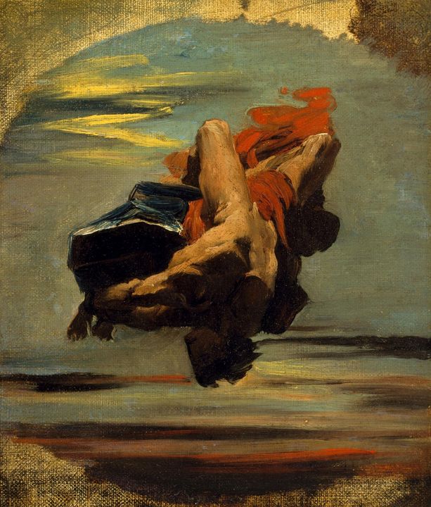 Prometheus Fall French~Prometheus Falling from the R - Treasury Classic - Paintings ...