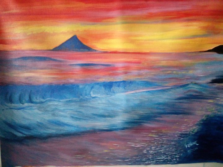 Reflections of the Vibrant Sky Smita Srivastav Paintings & Prints