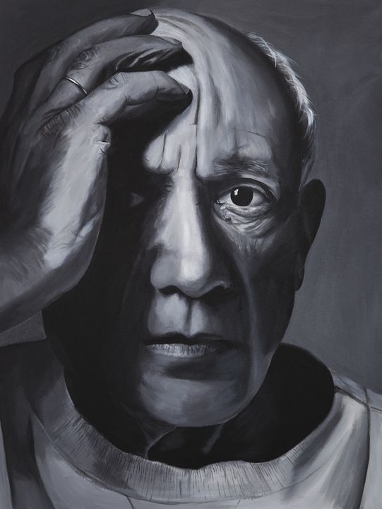 Portrait of Pablo Picasso by MOET - Moe Notsu