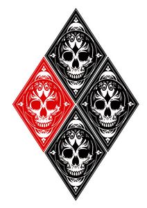 Harley Quinn Skull Diamond