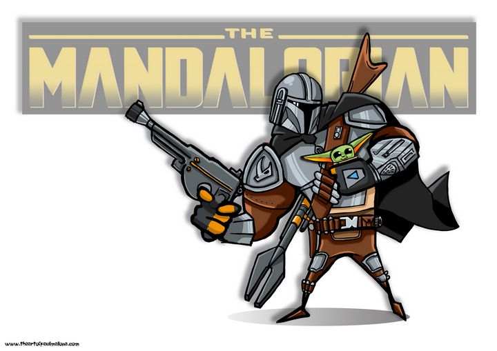 Mando - PMarts - Paintings & Prints, Humor & Satire, Other Humor ...