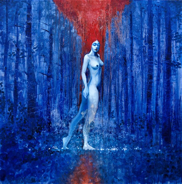 The nymph of the Blue Forest - Alket Zeqiri