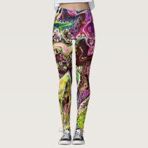 Crescent Moon Garden Leggings