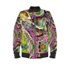 Unisex bomber jacket - www.Uniqueliquidartfindsstore.com