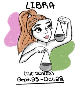 Libra Scales Zodiac Sign Digital Art by Anna W - Pixels