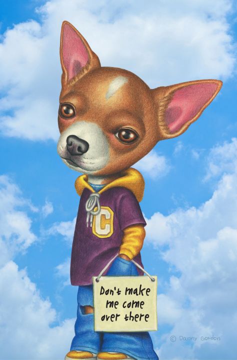 Chihuahua Cloth Face Cover - Cartoon Chihuahua Cloth Face Cover - Cartoon