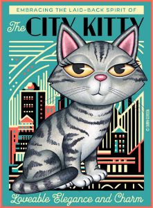 Gray Tabby Kitty Cat on City Kitty