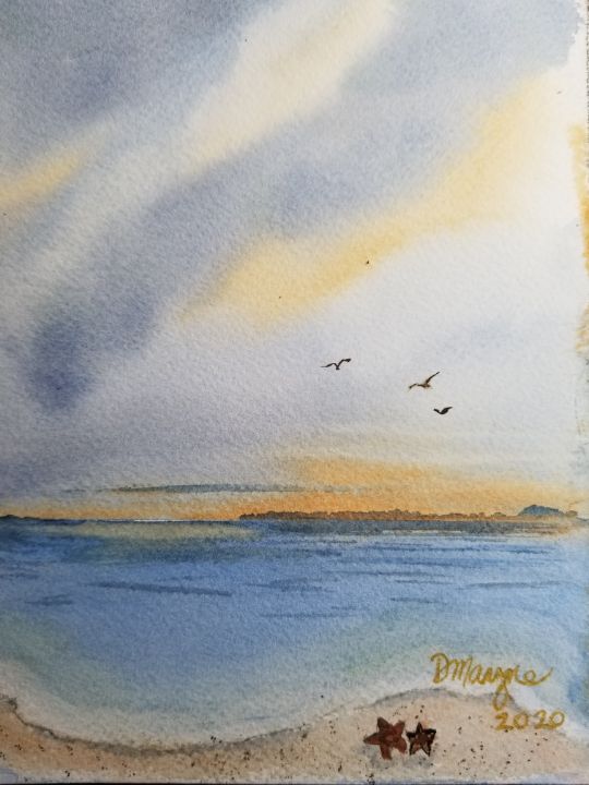 Honeymoon Island, Dunedin, FL Dianne Mayne Art Paintings & Prints