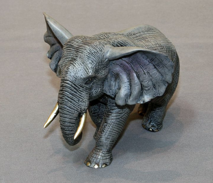 Bull Elephant - Bronze By Barry Stein