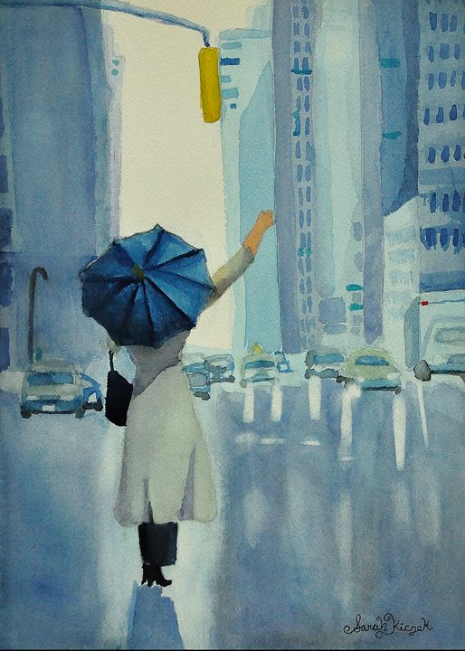 "The Blue Umbrella" - Sarah Kiczek