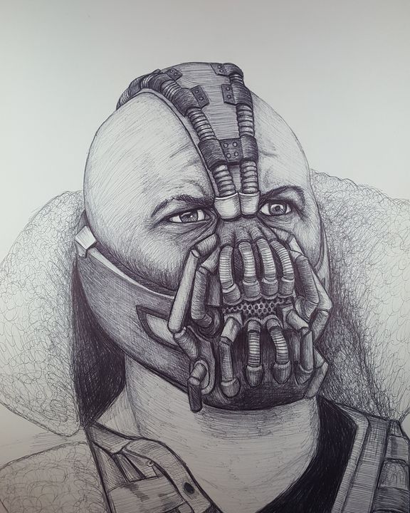 Tom hardy Bane Pencil drawing on a3 paper Draw by MOHIT KU  Flickr