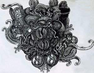 Detailed Doodles - H<3 - Paintings & Prints, Abstract, Irregular Forms -  ArtPal