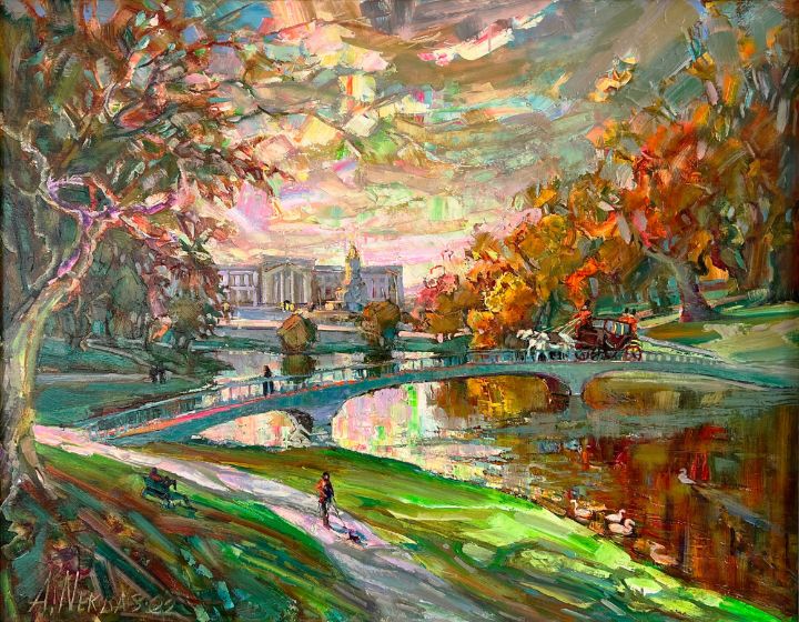 BUCKINGHAM PARK - Andriy Nekrasov - Paintings & Prints, Buildings ...