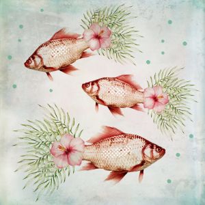 Buy Tropical Fish, Fish, Aquatic Life, Animals, Birds, & Fish, Digital Art  at ArtPal