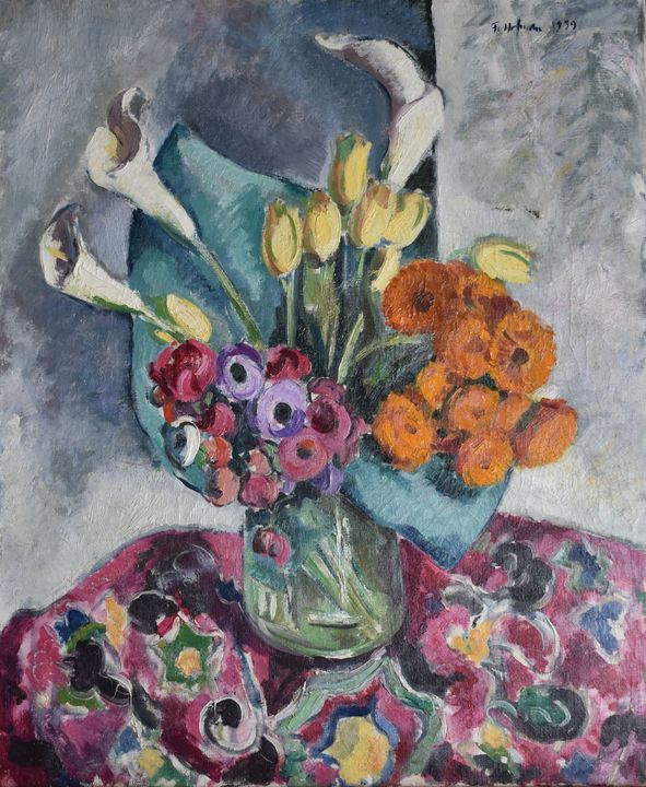 Fauvist Still Life - Abelart - Paintings & Prints, Still Life, Floral 