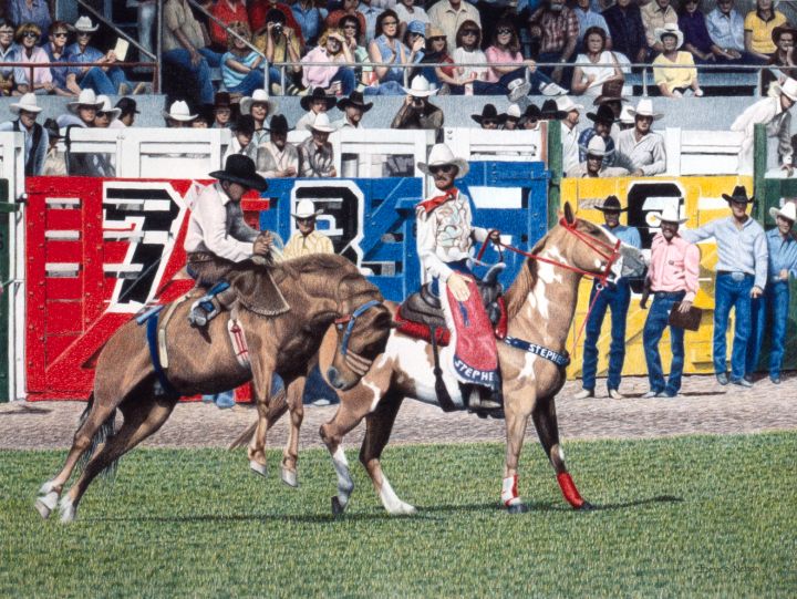 Pendleton series 1 Bruce J. Nelson Art Paintings & Prints, People