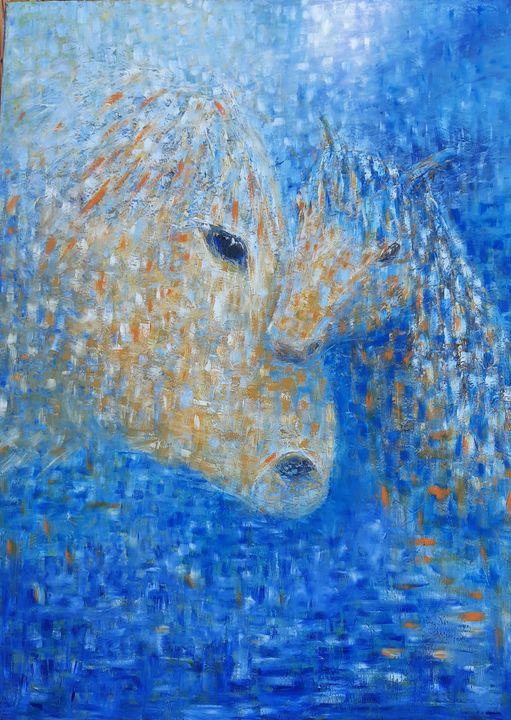 Mare & Foal - D. Michael Adams