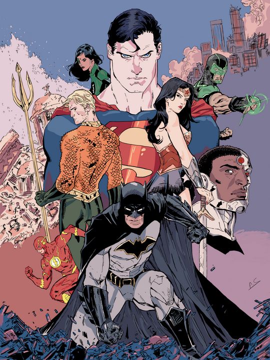 Justice League Cover recreation - Albin_Couture's Artworks - Digital ...