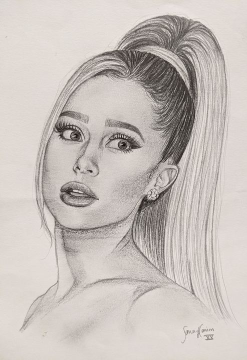 Ariana Portrait - saraofcarim - Drawings & Illustration, People ...