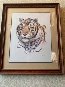 Tiger face print