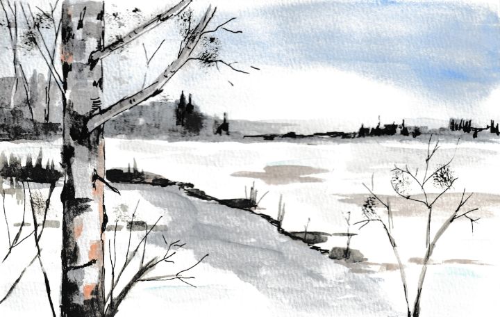 Winter Landscape Miroart - MiroArt