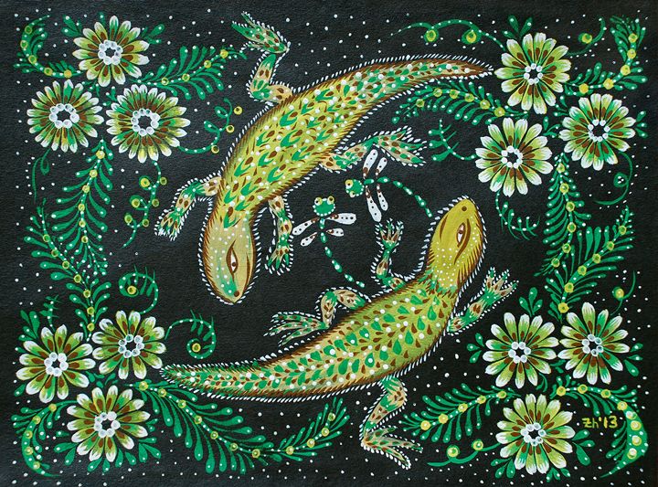 Dancer lizards - Mariia Taylor