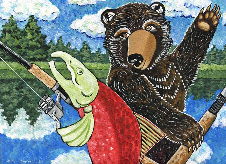 Once Bear and Salmon. Part 4 - Mariia Taylor