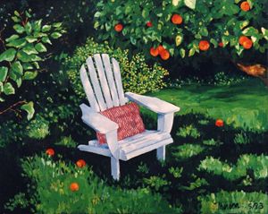 Shaded Chair